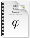 Cover for Euler's Totient Function Tables